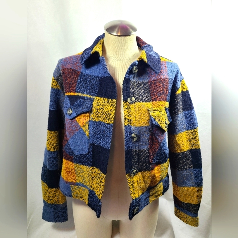 RD style conscious cropped shacket- XS Womens - Picture 2 of 5
